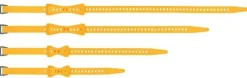 Sea To Summit Buckles & Straps-Stretch-Loc Set - All Sizes x 20mm - 4 Pack - Yellow