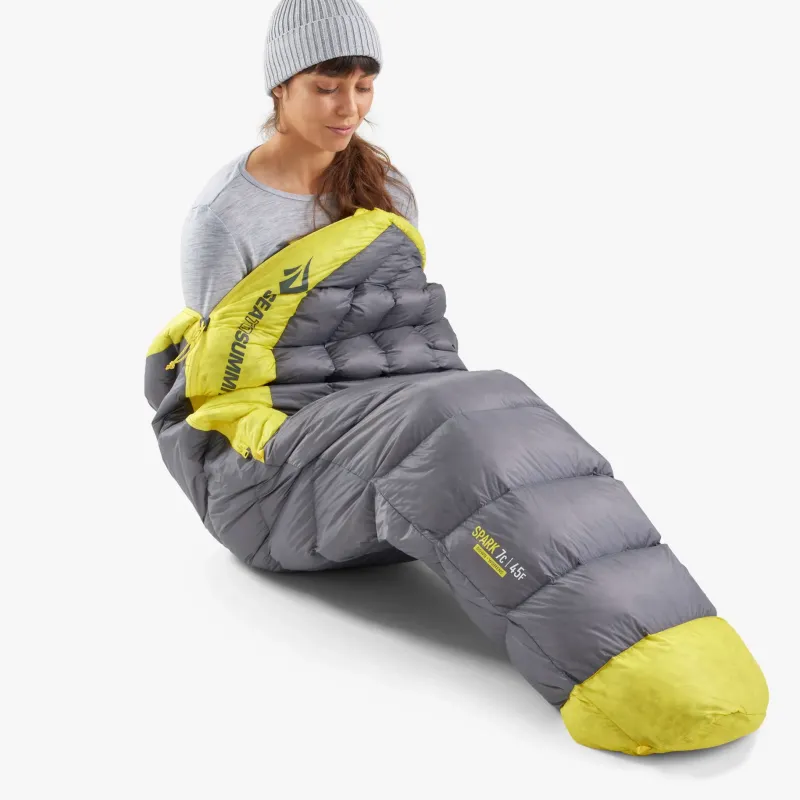 Sea To Summit Backpacking & Lightweight Sleeping Bags-Womens Spark 7C Down Sleeping Bag - Regular