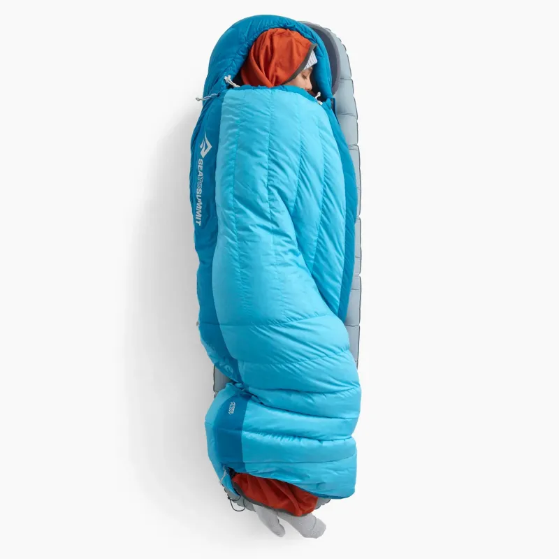 Sea To Summit Backpacking & Lightweight Sleeping Bags-Womens Trek -1C Down Sleeping Bag - Long