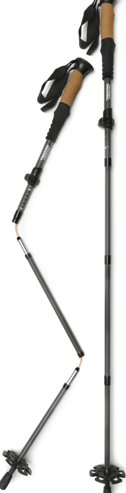 Silva Walking Poles-Trekking Poles Aluminum Z-fold - Grey