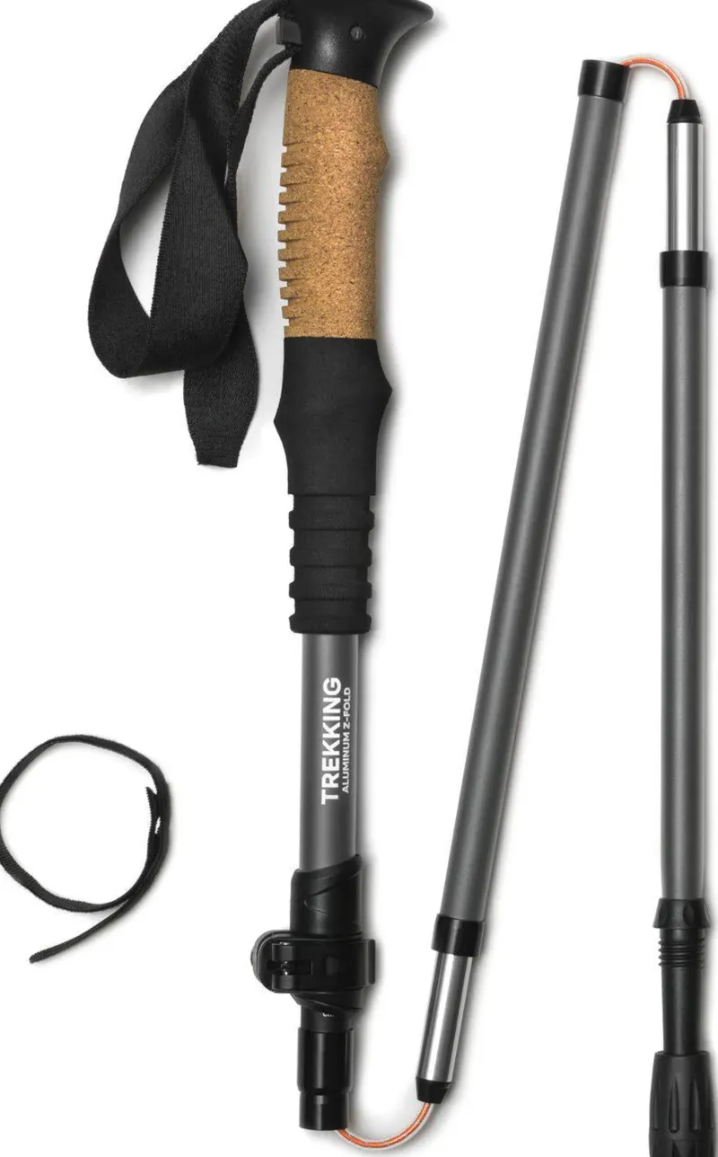 Silva Walking Poles-Trekking Poles Aluminum Z-fold - Grey
