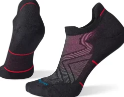 Smartwool Socks|Socks-Womens Run Targeted Cushion Low Ankle Socks - Black