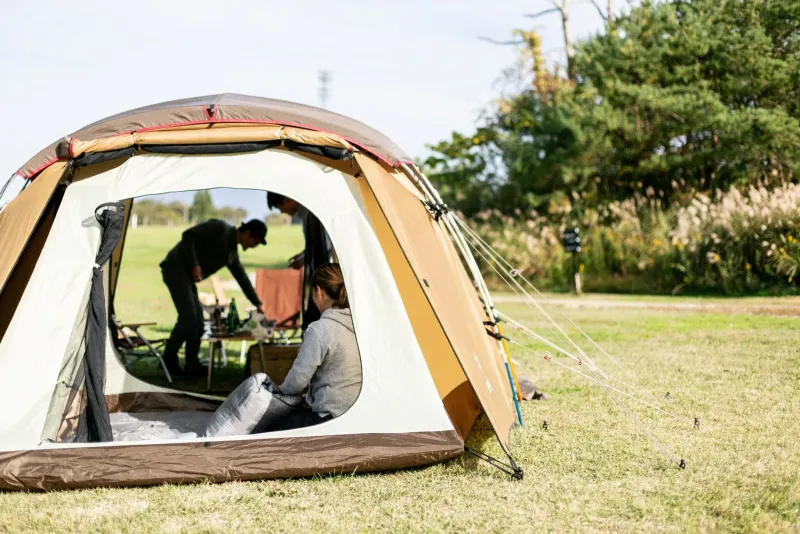 Snowpeak Family & Leisure Tents-Snow Peak Entry 2 Room Elfield Tent