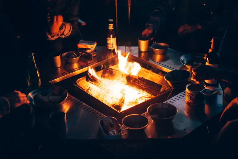 Snowpeak Stove Accessories-Snow Peak Fire Ring Table