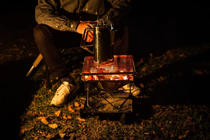 Snowpeak Family & Group Stoves-Snow Peak Pack and Carry Fireplace - S