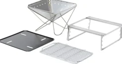 Snowpeak Family & Group Stoves-Snow Peak Pack and Carry Fireplace Starter Kit