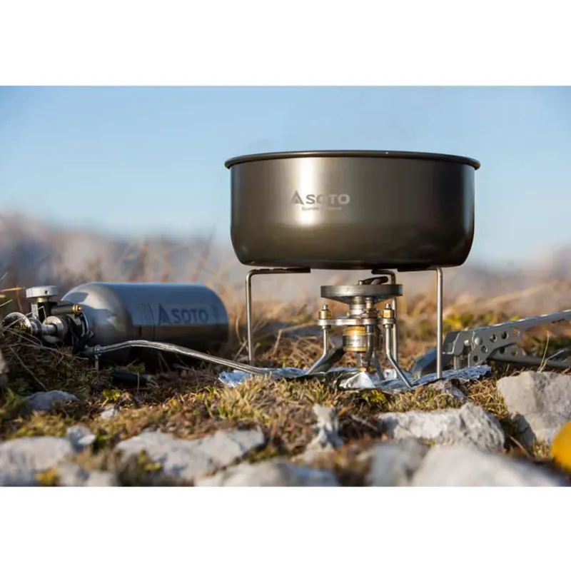 Soto Lightweight Stoves-StormBreaker and 700ml Fuel Bottle