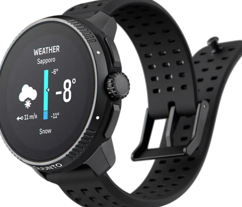 Suunto Wearable Tech-Race Sports Watch - All Black-Stainless Steel