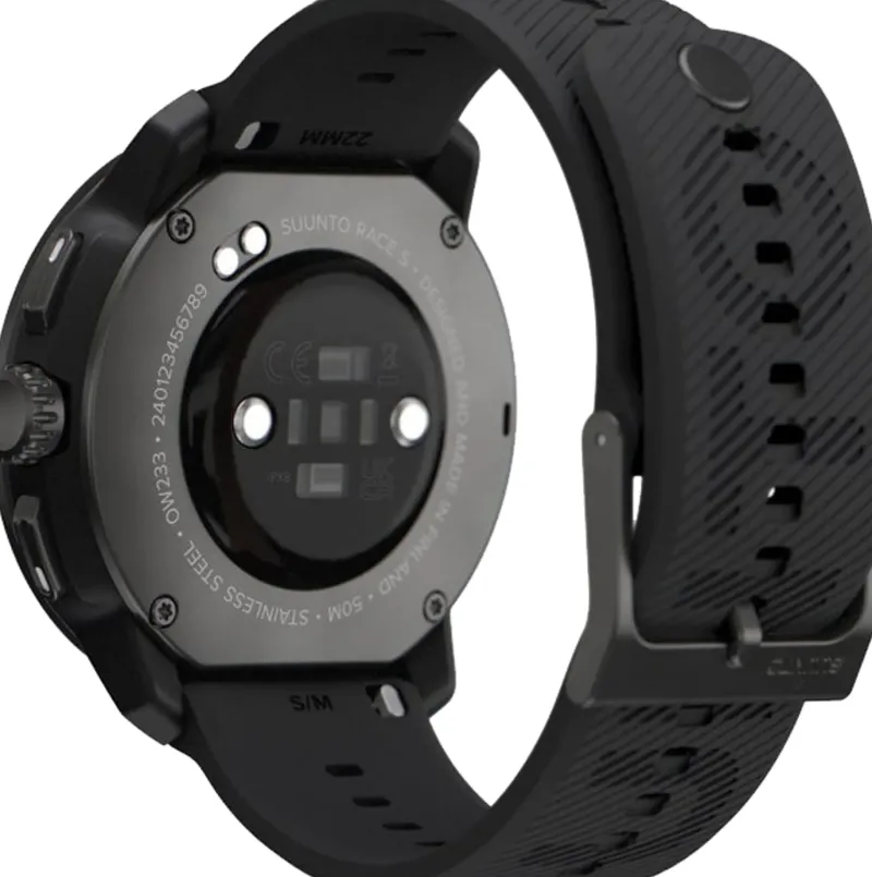 Suunto Wearable Tech-Race S Sports Watch - All Black