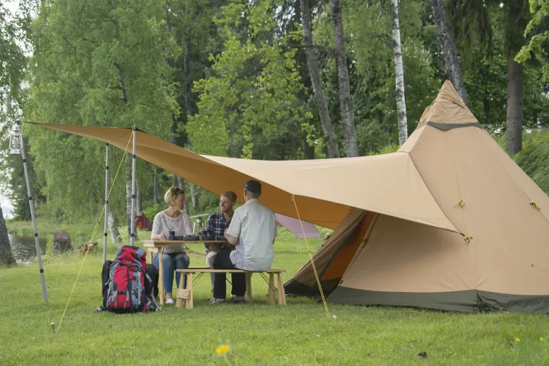 Tentipi Extensions & Canopies-Canopy Comfort CP - 7/9