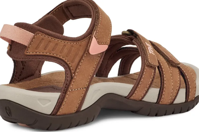 Teva Hiking Shoes & Boots|Sandals-Womens Tirra Leather Sandals - Honey Brown