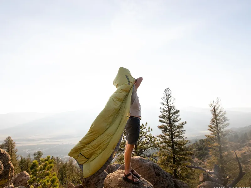 Thermarest Backpacking & Lightweight Sleeping Bags-Therm-a-Rest Corus 0C Sleeping Quilt - Regular