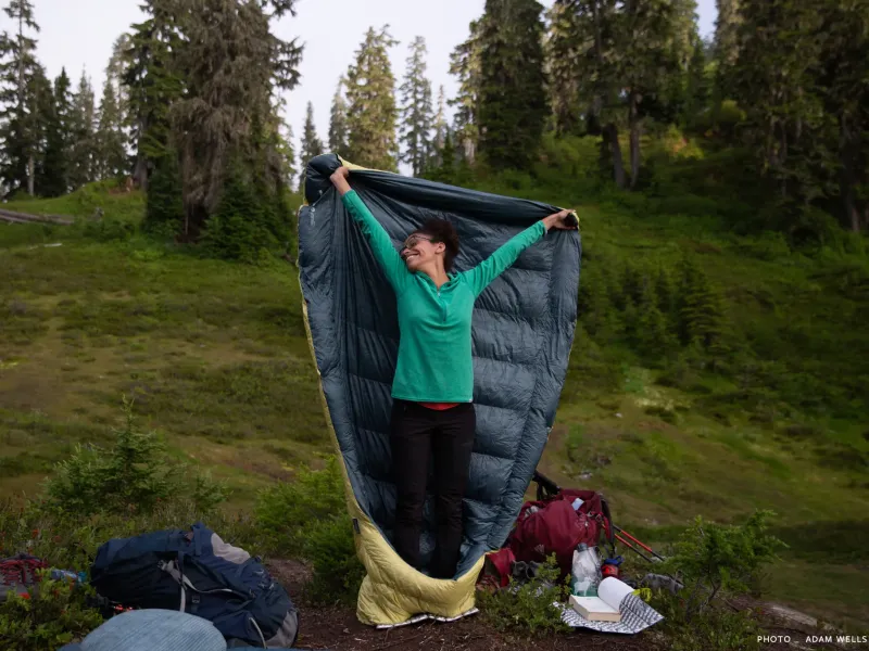 Thermarest Backpacking & Lightweight Sleeping Bags-Therm-a-Rest Corus -6C Sleeping Quilt - Regular