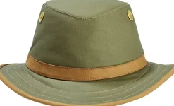 Tilley Hats-Outback Hat - Green - British Tan