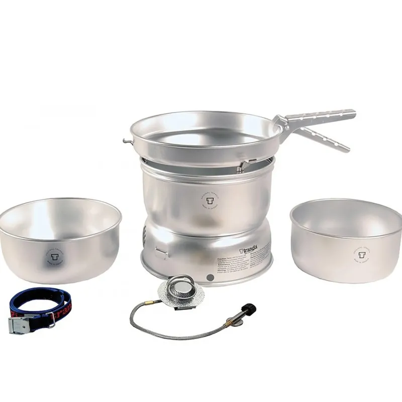 Trangia Lightweight Stoves-27-1 GB Stove - Alloy Pans with Gas Burner