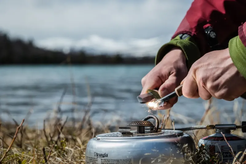 Trangia Lightweight Stoves-27-1 GB Stove - Alloy Pans with Gas Burner