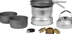 Trangia Lightweight Stoves-25-8 UL/HA Stove - Hard Anodised Pans with Kettle