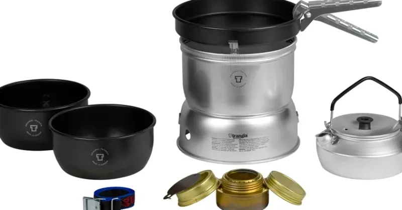 Trangia Lightweight Stoves-27-6 UL Stove - Non-Stick Pans with Kettle