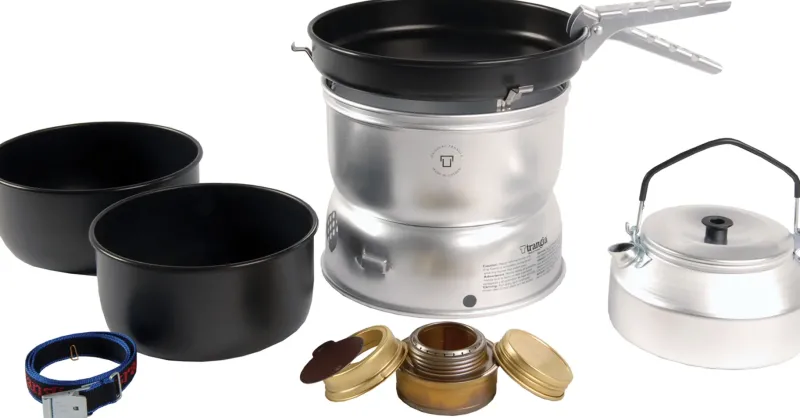 Trangia Lightweight Stoves-27-6 UL Stove - Non-Stick Pans with Kettle