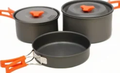 Vango Pots, Pans & Kettles-Hard Anodised 2 Person Cook Kit