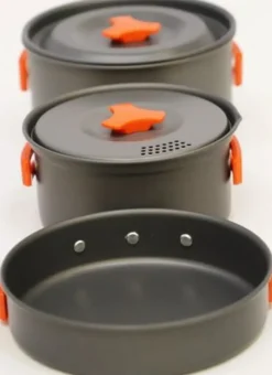 Vango Pots, Pans & Kettles-Hard Anodised 2 Person Cook Kit