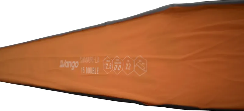 Vango Family & Leisure Camp Beds And Sleeping Mats-Shangri-La II 15 Double Self Inflating Mat