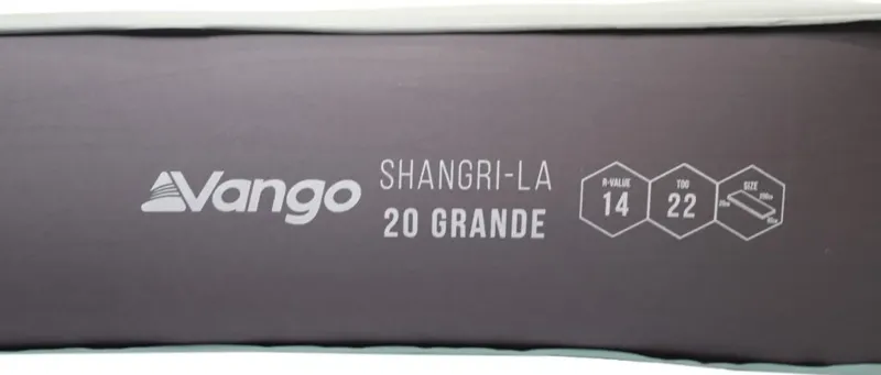 Vango Family & Leisure Camp Beds And Sleeping Mats-Shangri-La II 20 Grande Self Inflating Mat