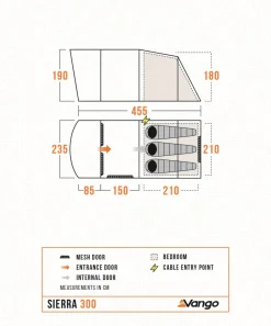 Vango Family & Leisure Tents-Sierra 300 Tent