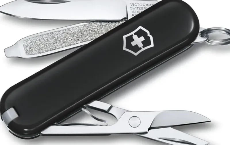 Victorinox Knives & Multi-Tools-Classic SD Swiss Army Knife - Dark Illusion