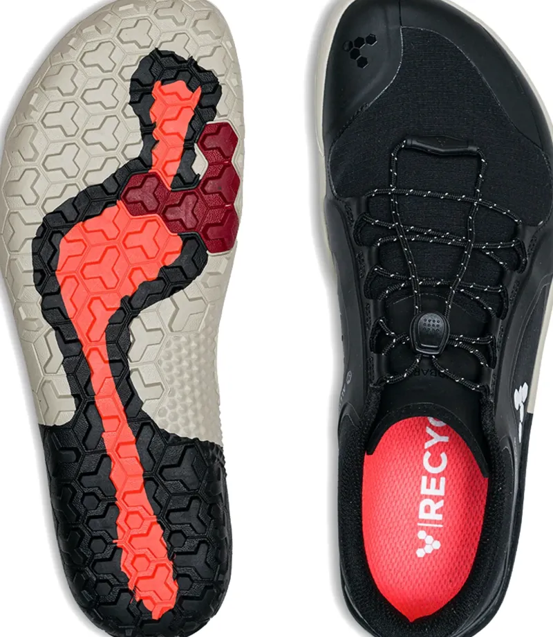 Vivobarefoot Hiking Shoes & Boots|Walking Shoes-Mens Primus Trail III All Weather FG Shoes - Obsidian