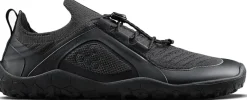 Vivobarefoot Hiking Shoes & Boots|Running Shoes-Mens Primus Trail Knit FG Shoes - Obsidian-Obsidian