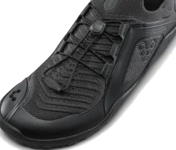 Vivobarefoot Hiking Shoes & Boots|Running Shoes-Mens Primus Trail Knit FG Shoes - Obsidian-Obsidian