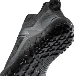 Vivobarefoot Hiking Shoes & Boots|Running Shoes-Mens Primus Trail Knit FG Shoes - Obsidian-Obsidian