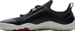 Vivobarefoot Running Shoes-Womens Primus Trail Knit FG Shoes - Obsidian-Sandstone