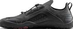Vivobarefoot Hiking Shoes & Boots|Running Shoes-Womens Primus Trail Knit FG Shoes - Obsidian-Obsidian