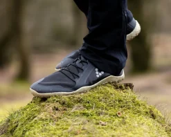 Vivobarefoot Hiking Shoes & Boots|Running Shoes-Womens Primus Trail Knit FG Shoes - Obsidian-Obsidian