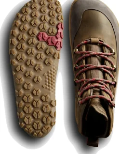 Vivobarefoot Hiking Shoes & Boots|Mid Height Boots-Womens Tracker Leather AT Boots - Bracken