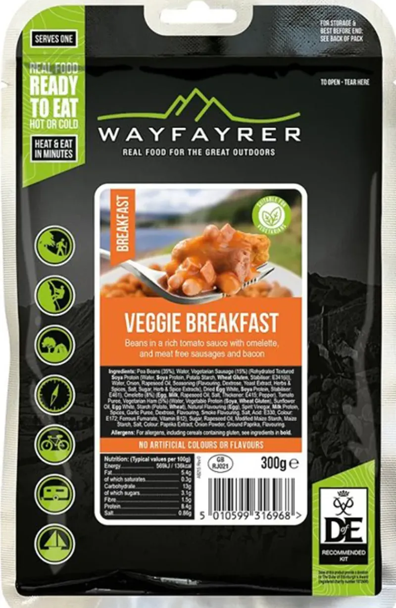 Wayfayrer Breakfast-Vegetarian All Day Breakfast
