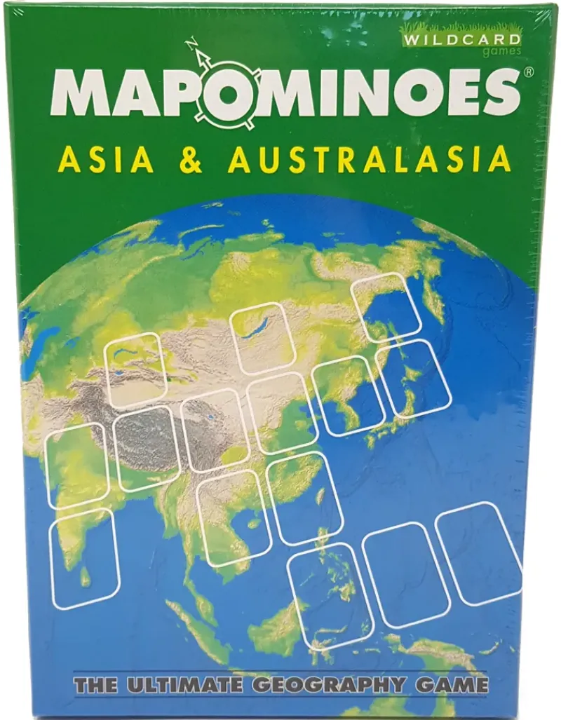 Wildcard Games Games|Travel Accessories-Mapominoes - The Ultimate Geography Game - Asia