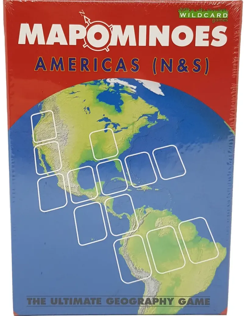 Wildcard Games Games|Travel Accessories-Mapominoes - The Ultimate Geography Game - Americas