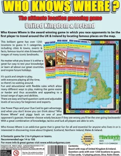 Wildcard Games Travel Accessories|Games-Who Knows Where - UK and Ireland Game