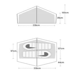Wild Country Backpacking & Lightweight Tents-Norte Compact 2 Tent