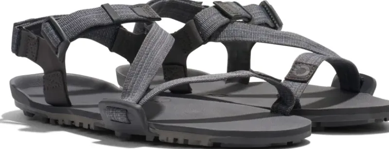 Xero Shoes Hiking Shoes & Boots|Sandals-Mens Z-Trail EV Sandals - Steel Gray-Asphalt