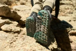 Xero Shoes Hiking Shoes & Boots|Mid Height Boots-Womens Scrambler Mid II WP Boot - Asphalt-Sea Moss