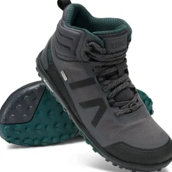Xero Shoes Hiking Shoes & Boots|Mid Height Boots-Womens Scrambler Mid II WP Boot - Asphalt-Sea Moss