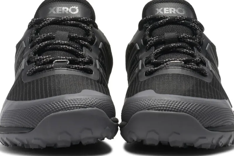 Xero Shoes Hiking Shoes & Boots|Walking Shoes-Womens Scrambler Trail Low WP Shoe - Black-Asphalt