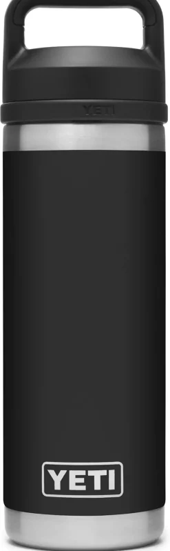 Yeti Water Bottles-Rambler 18oz Bottle - Black