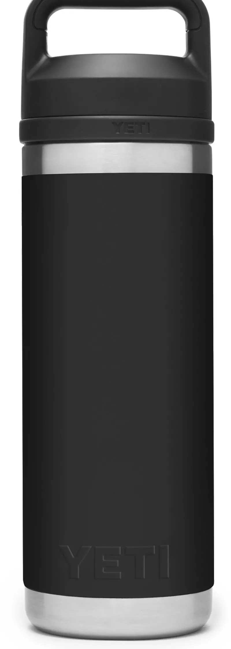 Yeti Water Bottles-Rambler 18oz Bottle - Black