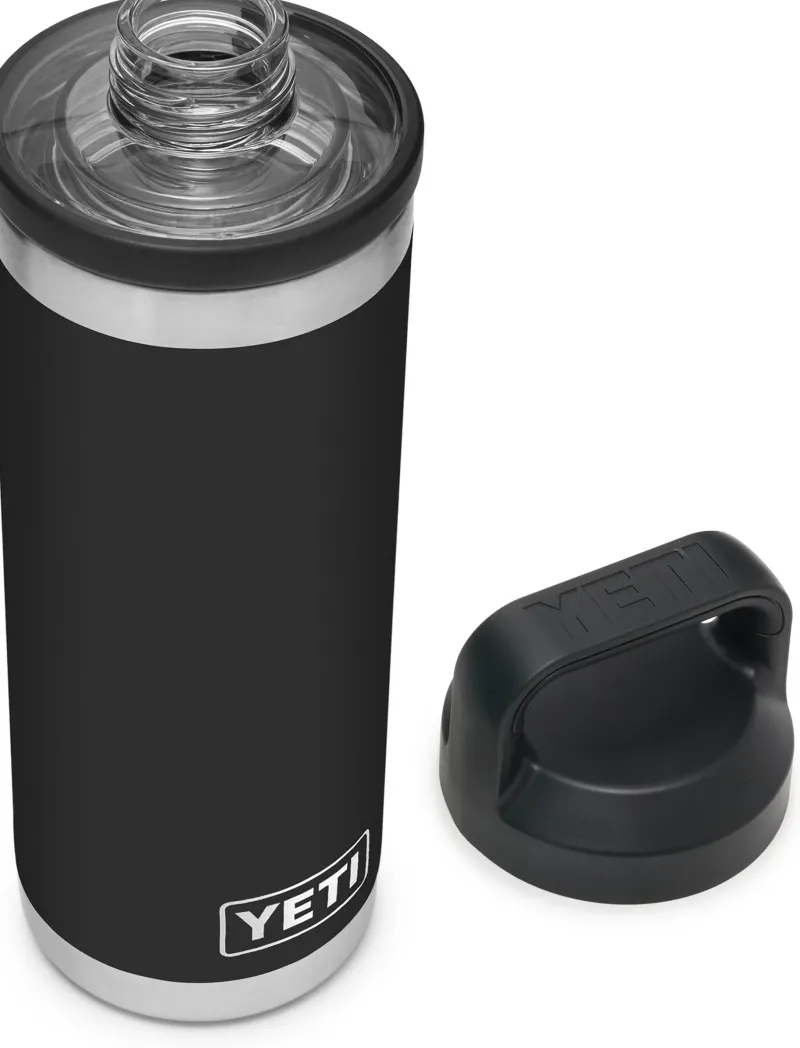 Yeti Water Bottles-Rambler 18oz Bottle - Black