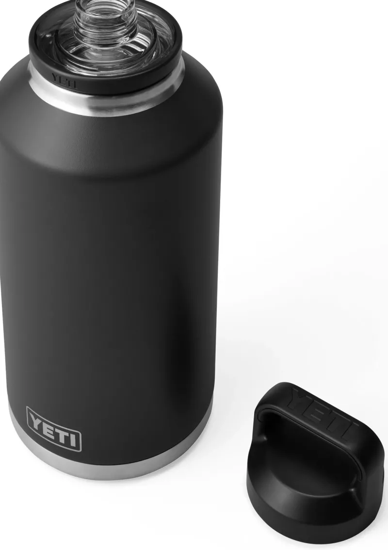 Yeti Water Bottles-Rambler 64oz Bottle - Black